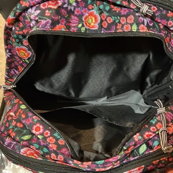 Vera Bradley Lighten Up Grand Backpack Petite Vines NWT